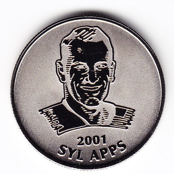 2001 Syl Apps NHL All Stars Medal (b40) - Picture 1 of 2